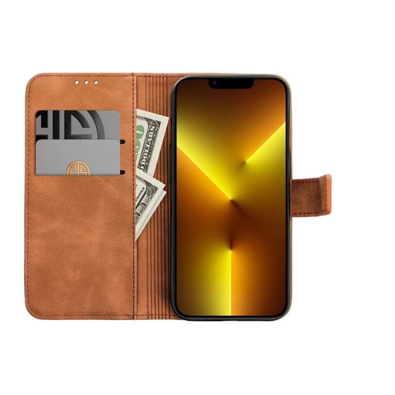SPOTT-GR Tender Book Case - Θήκη για Samsung Galaxy A27 5G σε Καφέ Χρώμα