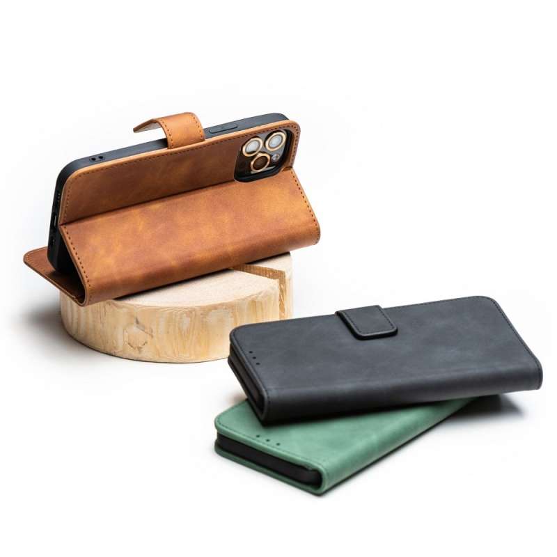 SPOTT-GR Tender Book Case - Θήκη για Samsung Galaxy A27 5G σε Καφέ Χρώμα