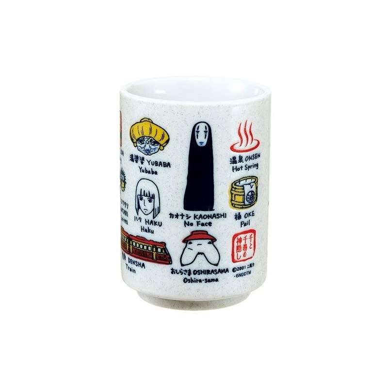 SPOTT-GR Κούπα Τσαγιού Spirited Away Japanese Characters