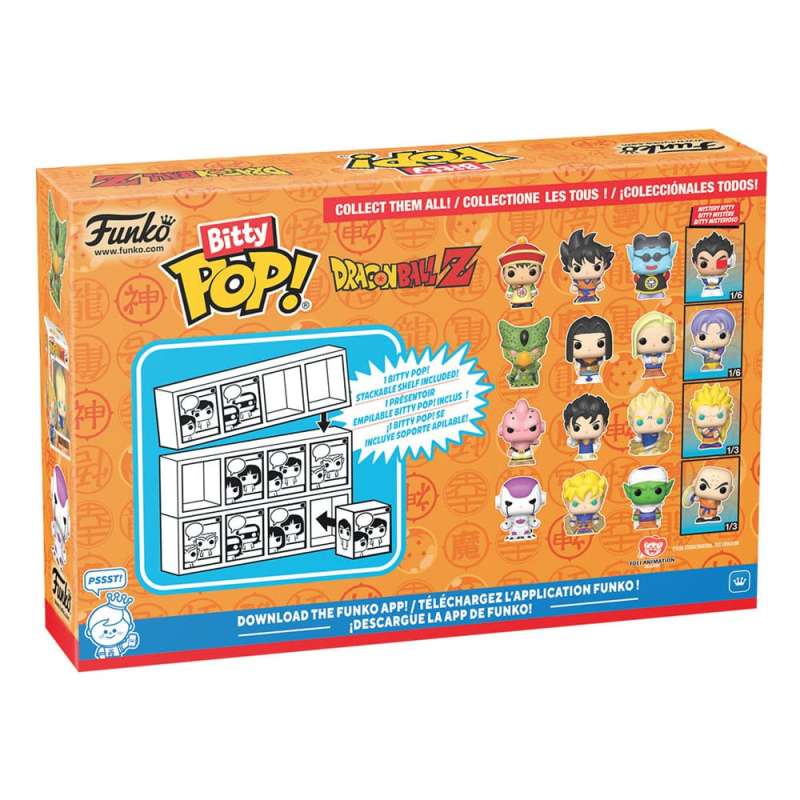 SPOTT-GR Dragon Ball Bitty POP! - Φιγούρες Βινυλίου Series 2 Μεγέθους 2.5cm (4-Pack)