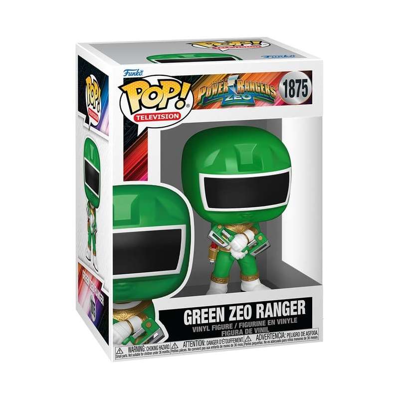 SPOTT-GR Power Rangers Zeo POP! Movies - Φιγούρα Βινυλίου Zeo Ranger Green με Ύψος 9cm