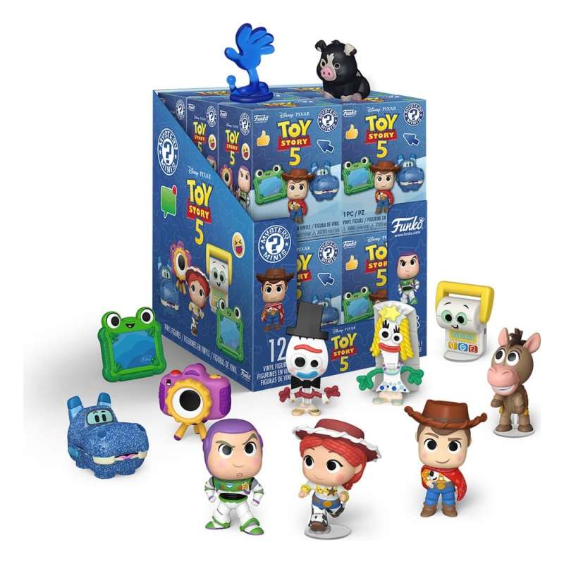 SPOTT-GR Toy Story 5 - Μίνι Φιγούρες PDQ με Ύψος 5cm Display (Σετ 12 Τεμάχια)