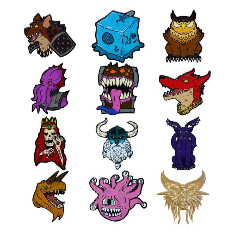 SPOTT-GR Dungeons & Dragons World - Κονκάρδες Display 50th Anniversary Mystery (Σετ 12 Τεμάχια)