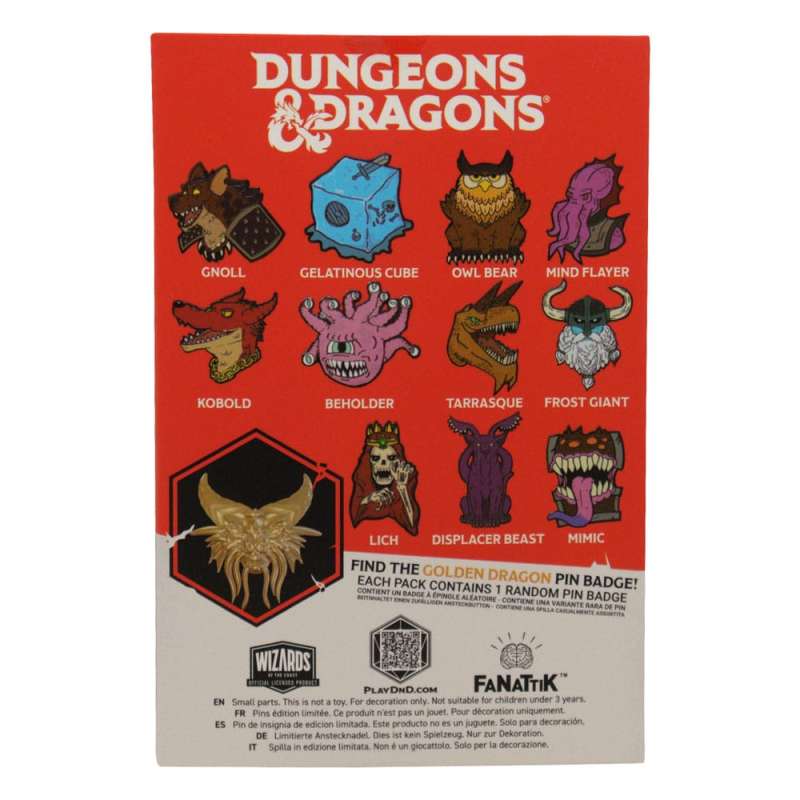 SPOTT-GR Dungeons & Dragons World - Κονκάρδες Display 50th Anniversary Mystery (Σετ 12 Τεμάχια)