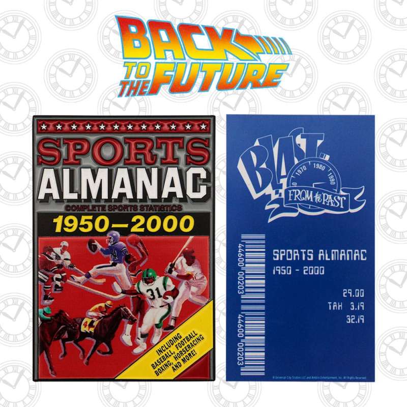 SPOTT-GR Back to the Future - Διακοσμητικό Πλακίδιο Sport Almanac Limited Edition