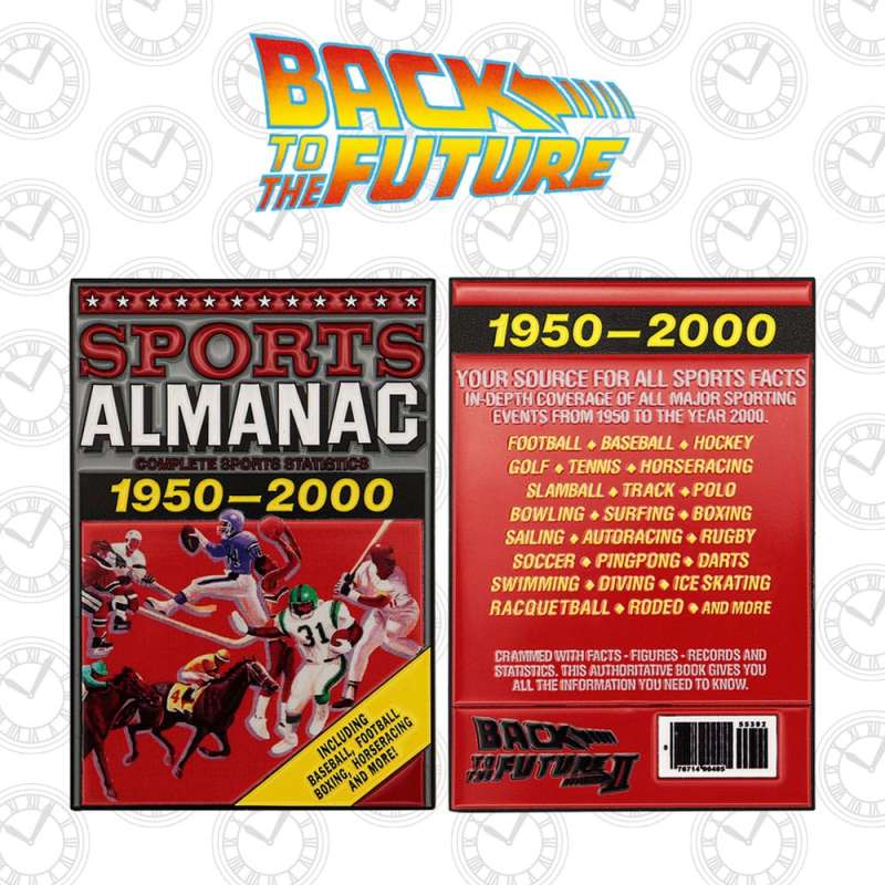 SPOTT-GR Back to the Future - Διακοσμητικό Πλακίδιο Sport Almanac Limited Edition
