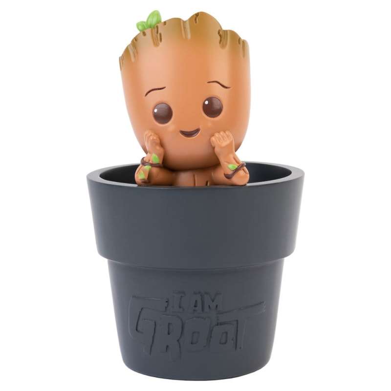 SPOTT-GR Marvel - Μολυβοθήκη Groot με Ύψος 16cm σε Γκρι Χρώμα