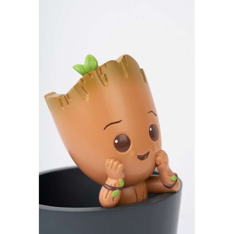 SPOTT-GR Marvel - Μολυβοθήκη Groot με Ύψος 16cm σε Γκρι Χρώμα