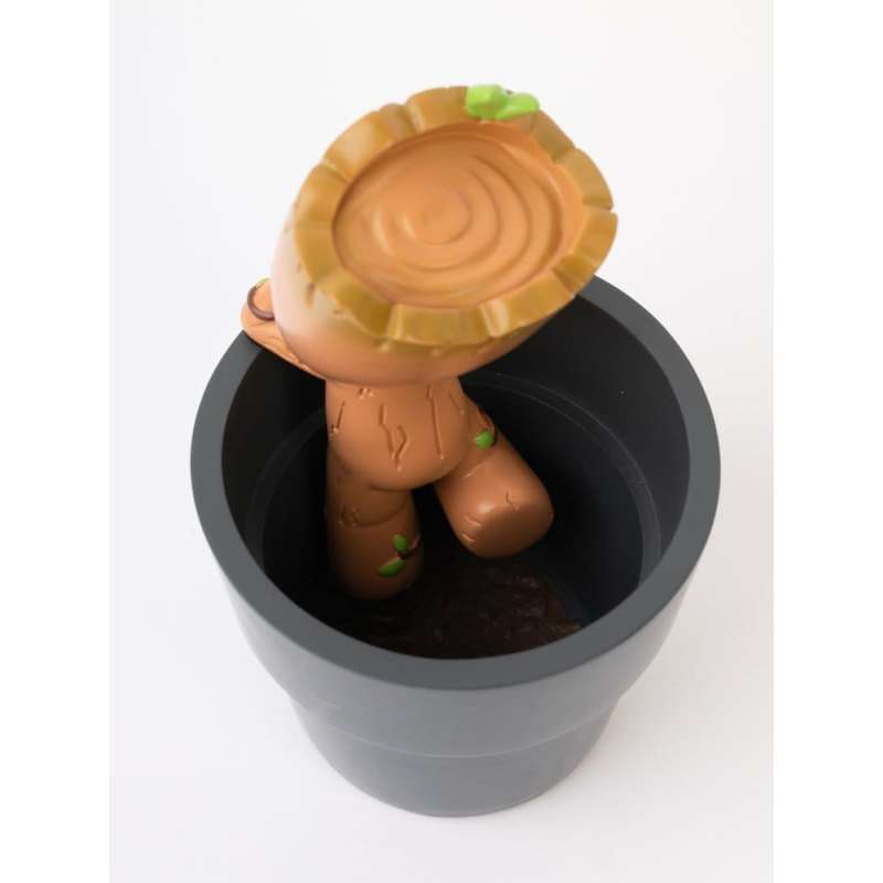 SPOTT-GR Marvel - Μολυβοθήκη Groot με Ύψος 16cm σε Γκρι Χρώμα