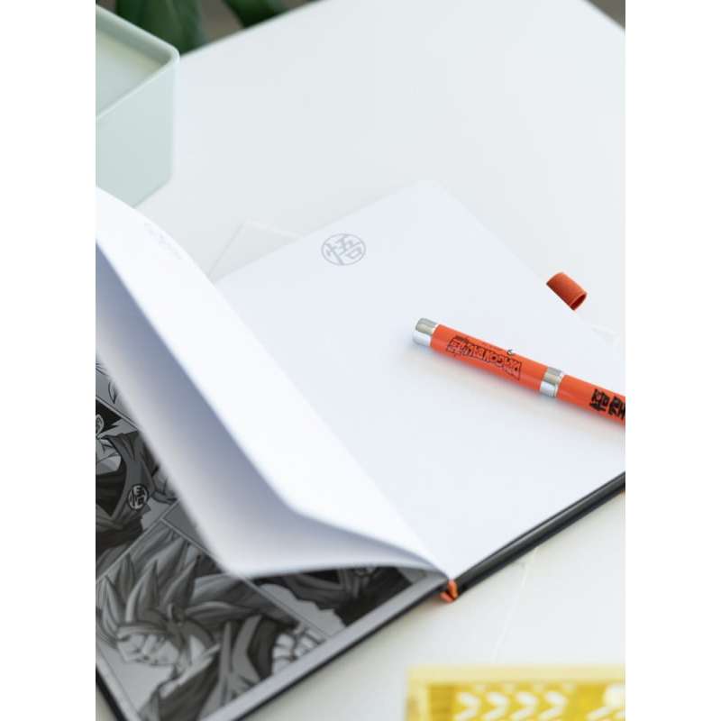SPOTT-GR Dragon Ball Premium - Σημειωματάριο (Μεγέθους A5) Super Goku με Στυλό σε Μαύρο Χρώμα