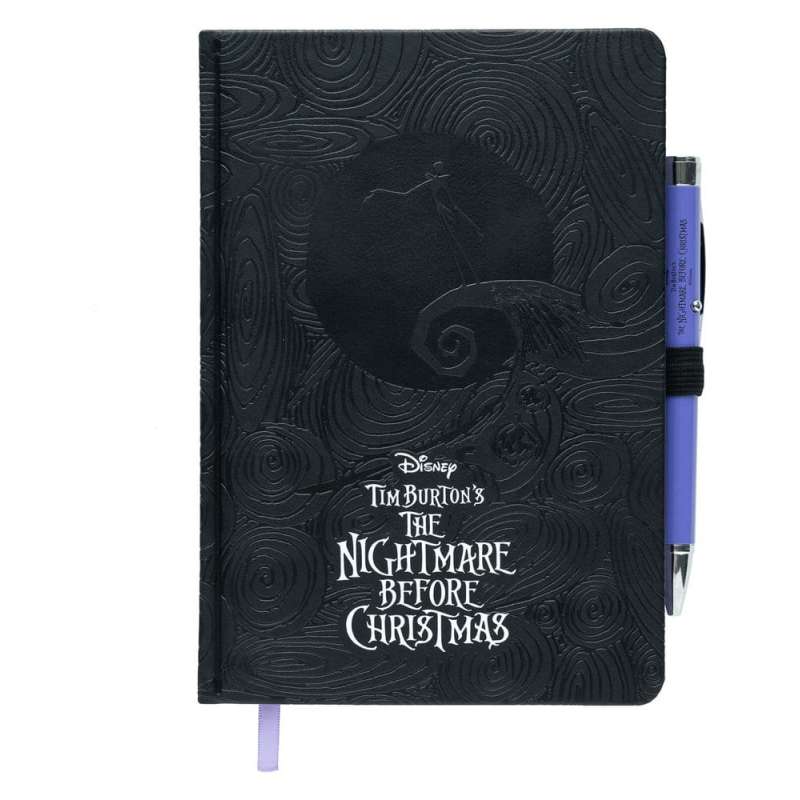SPOTT-GR Disney - Premium Σημειωματάριο Μεγέθους A5 με Στυλό The Nightmare Before Christmas σε Μαύρο Χρώμα