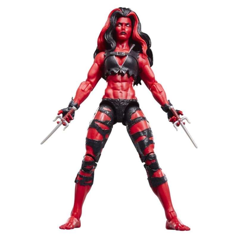SPOTT-GR Hulk Marvel Legends - Φιγούρα Δράσης Red She-Hulk με Ύψος 15cm