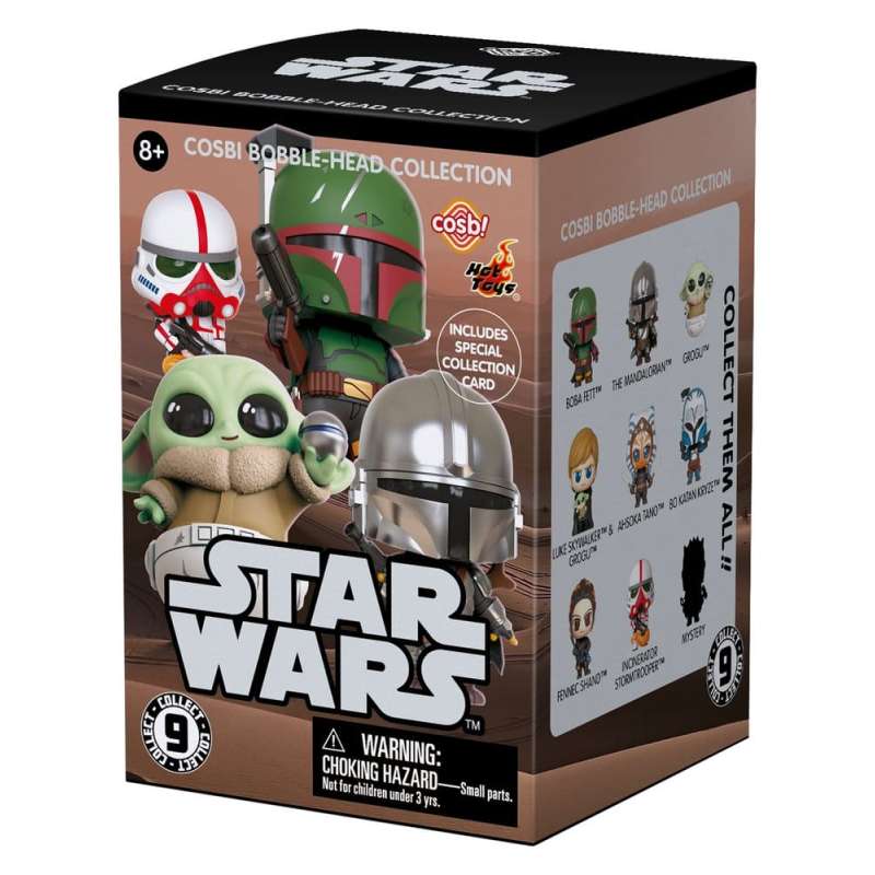 SPOTT-GR Star Wars Cosbi - Μίνι Φιγούρες Series 1 με Ύψος 8cm Blind Box Display (Σετ 8 Τεμαχίων)