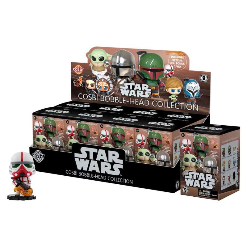 SPOTT-GR Star Wars Cosbi - Μίνι Φιγούρες Series 1 με Ύψος 8cm Blind Box Display (Σετ 8 Τεμαχίων)