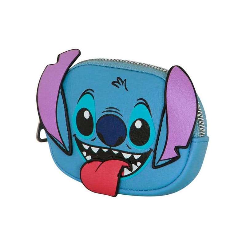 SPOTT-GR Lilo & Stitch - Πορτοφολάκι Stitch Tongue σε Μπλε Χρώμα