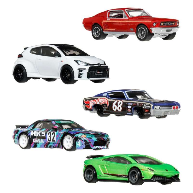 SPOTT-GR Hot Wheels Premium - Die-Cast Οχήματα Boulevard 978G (Σετ 10 Τεμάχια) (Αναλογία 1/64)