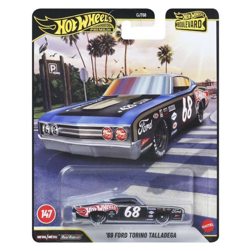 SPOTT-GR Hot Wheels Premium - Die-Cast Οχήματα Boulevard 978G (Σετ 10 Τεμάχια) (Αναλογία 1/64)