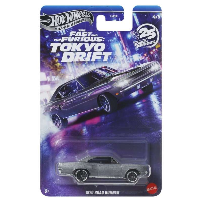 SPOTT-GR Fast & Furious Hot Wheels Silver Series - Die-Cast Οχήματα 979M Tokyo Drift (Σετ 24 Τεμάχια) (Αναλογία 1/64)