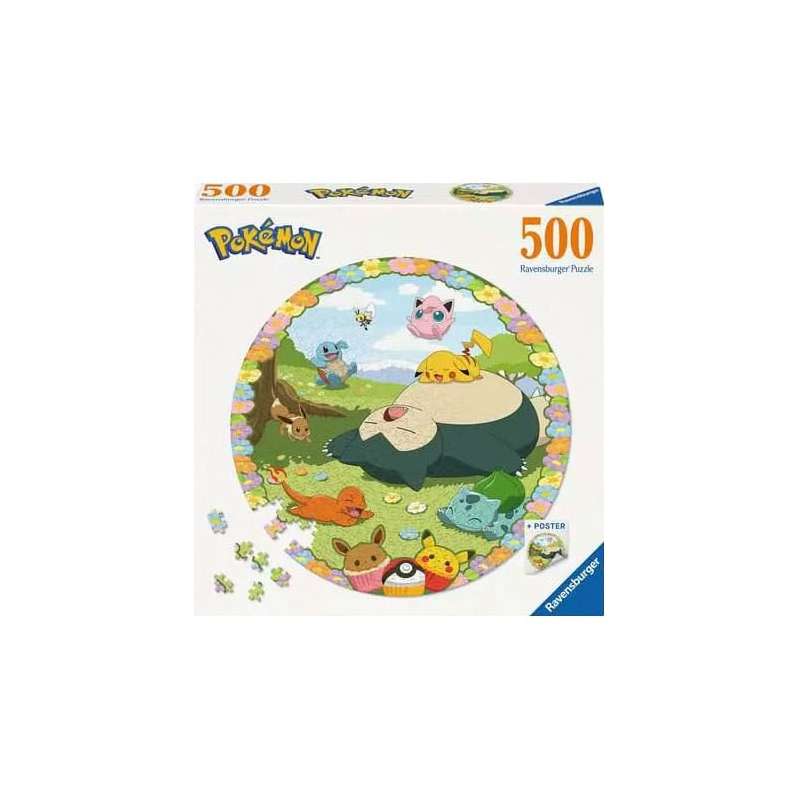 SPOTT-GR Pokémon Round - Παζλ Flowery Pokémon (500 Κομμάτια)