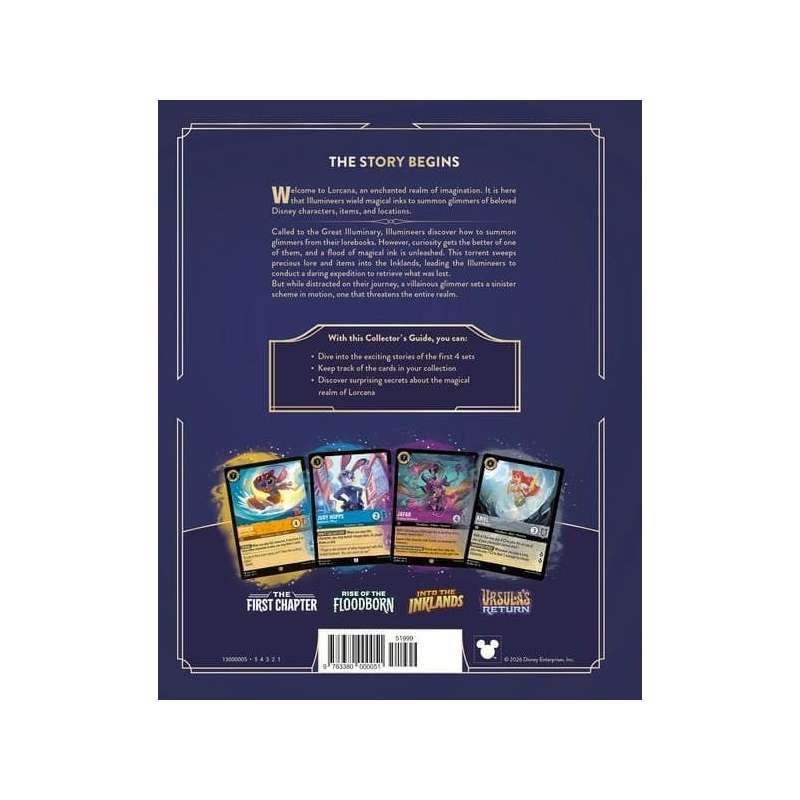 SPOTT-GR Disney Lorcana TCG Book The Official Collector's Guide: Sets 1-4 (Αγγλική Έκδοση)