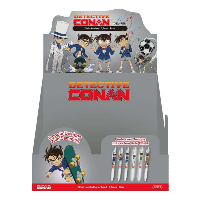 SPOTT-GR Detective Conan Premium - Στυλό Gel σε Blind Box Display (Σετ 24 Τεμάχια)