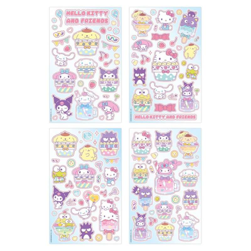 SPOTT-GR Sanrio - Σετ Αυτοκόλλητα Hello Kitty & Friends 03 Cupcake