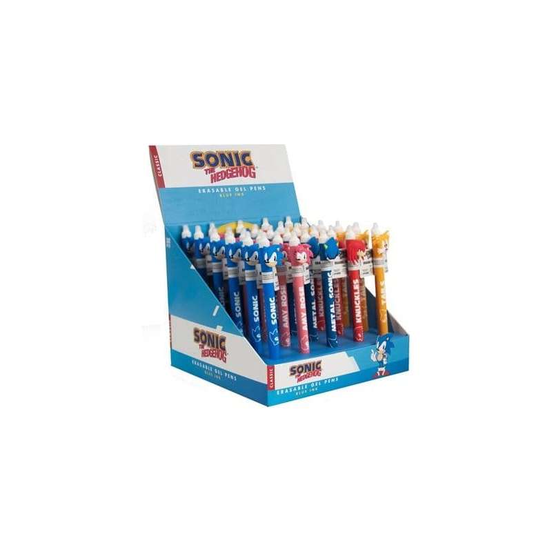 SPOTT-GR Sonic - The Hedgehog - Διαγράψιμο Στυλό Gel Characters Display (Σετ 30 Τεμάχια)