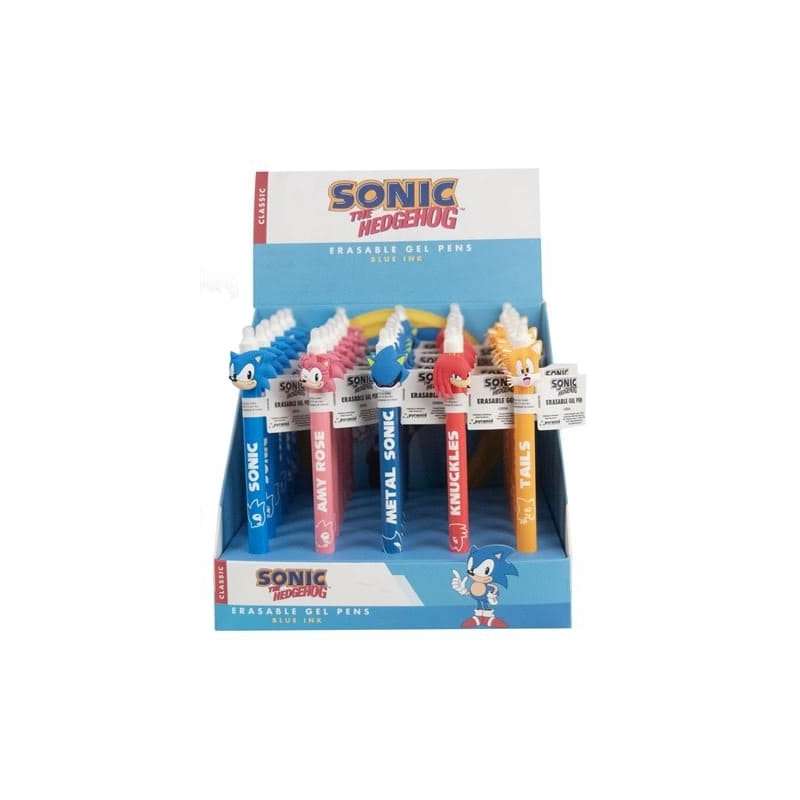 SPOTT-GR Sonic - The Hedgehog - Διαγράψιμο Στυλό Gel Characters Display (Σετ 30 Τεμάχια)