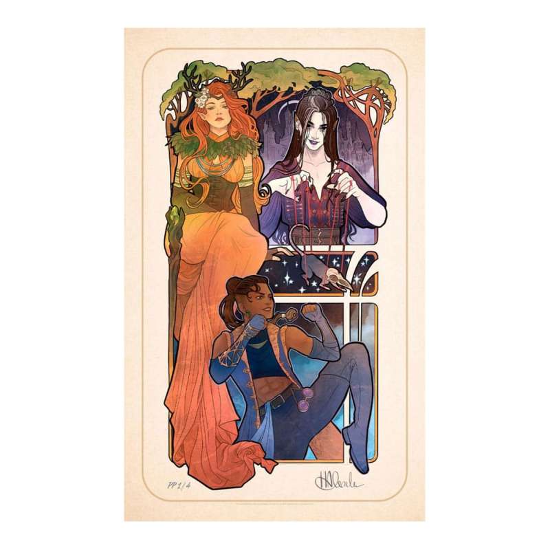 SPOTT-GR Critical Role Art Print Marisha Ray: 10th Anniversary Art Nouveau Illustrations 46 x 28cm - Χωρίς Πλαίσιο