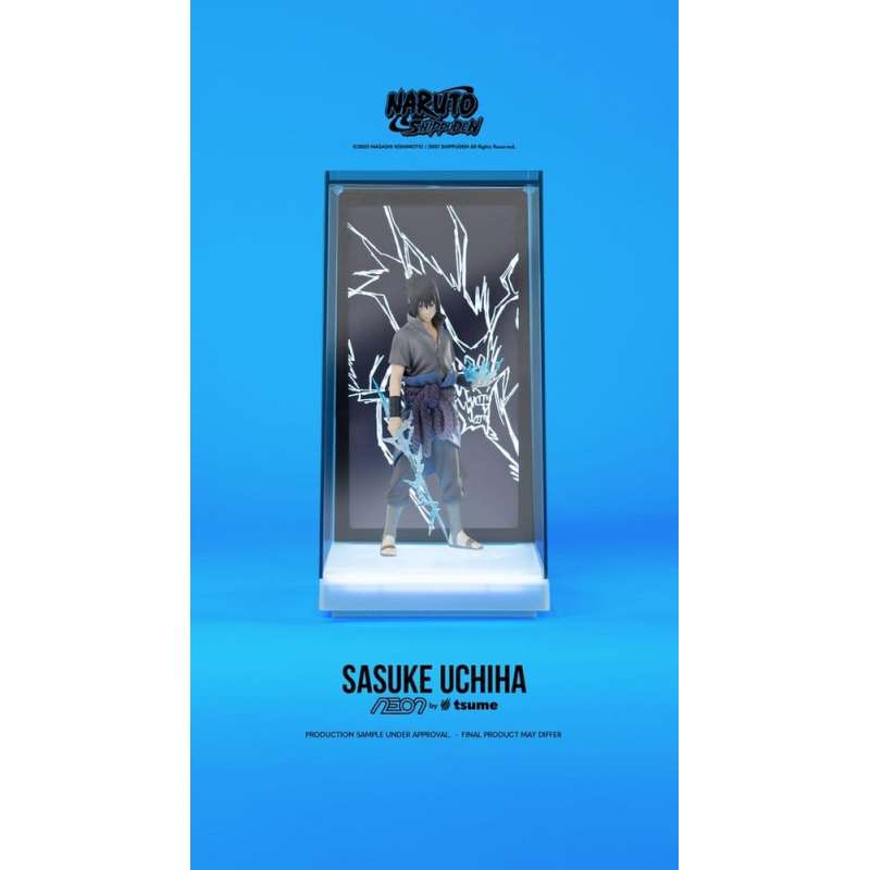 SPOTT-GR Naruto - Neon Φιγούρα Δράσης (Αναλογία 1/9) Sasuke Uchiha με Ύψος 25cm