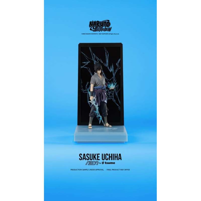 SPOTT-GR Naruto - Neon Φιγούρα Δράσης (Αναλογία 1/9) Sasuke Uchiha με Ύψος 25cm