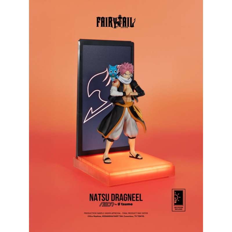 SPOTT-GR Fairy Tail - Φιγούρα Neon (Αναλογία 1/9) Natsu Dragneel με Ύψος 25cm
