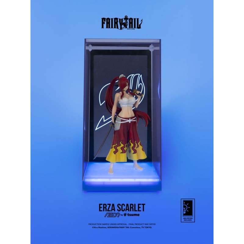 SPOTT-GR Fairy Tail - Φιγούρα Neon (Αναλογία 1/9) Erza Scarlet με Ύψος 25cm