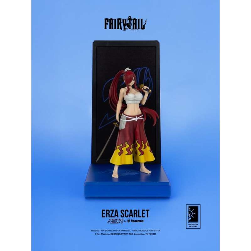 SPOTT-GR Fairy Tail - Φιγούρα Neon (Αναλογία 1/9) Erza Scarlet με Ύψος 25cm