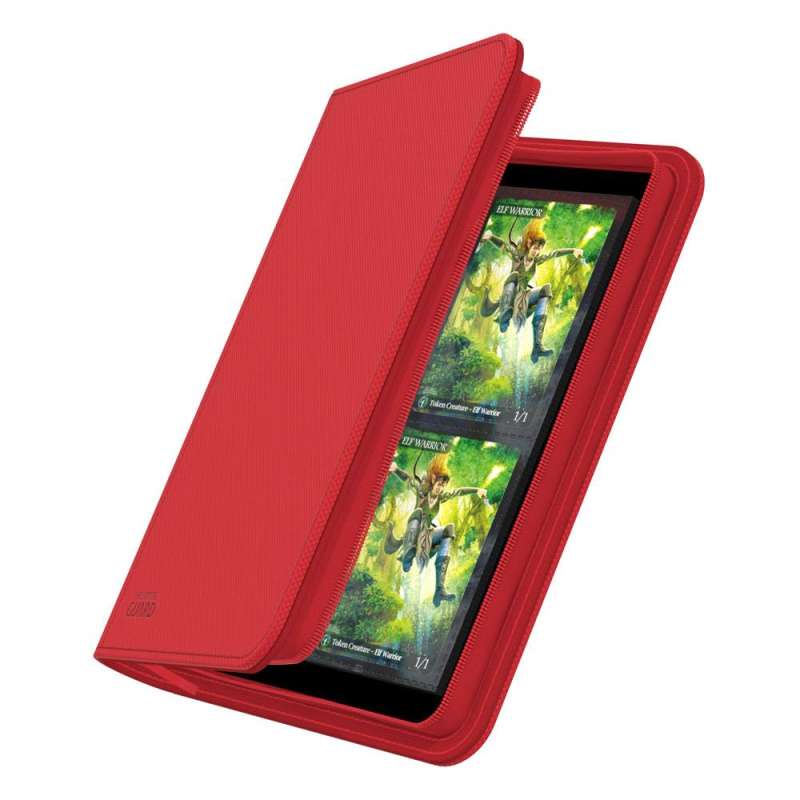 SPOTT-GR Ultimate Guard Zipfolio 160 8-Pocket Xenoskin - Red