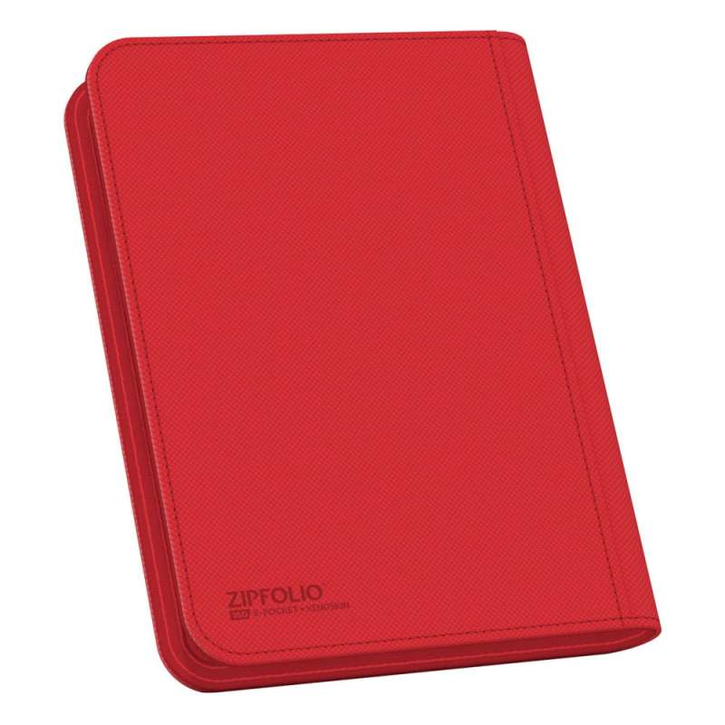 SPOTT-GR Ultimate Guard Zipfolio 160 8-Pocket Xenoskin - Red
