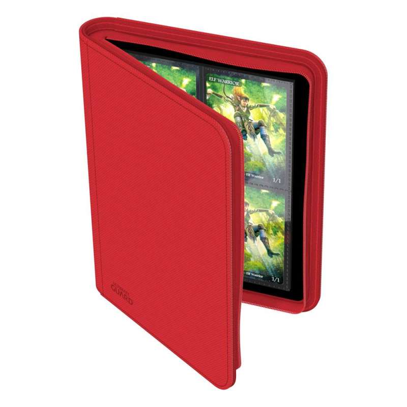 SPOTT-GR Ultimate Guard Zipfolio 160 8-Pocket Xenoskin - Red