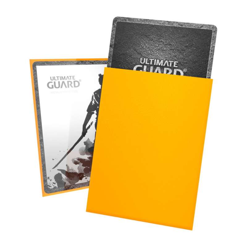 SPOTT-GR Ultimate Guard Katana Sleeves Standard Size (100) - Yellow