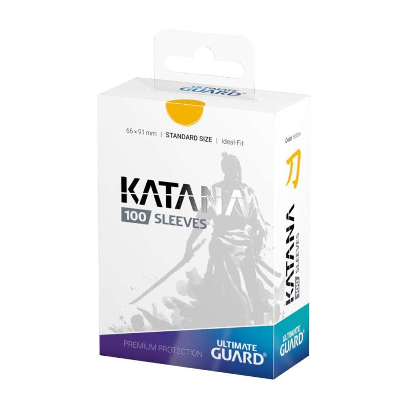 SPOTT-GR Ultimate Guard Katana Sleeves Standard Size (100) - Yellow