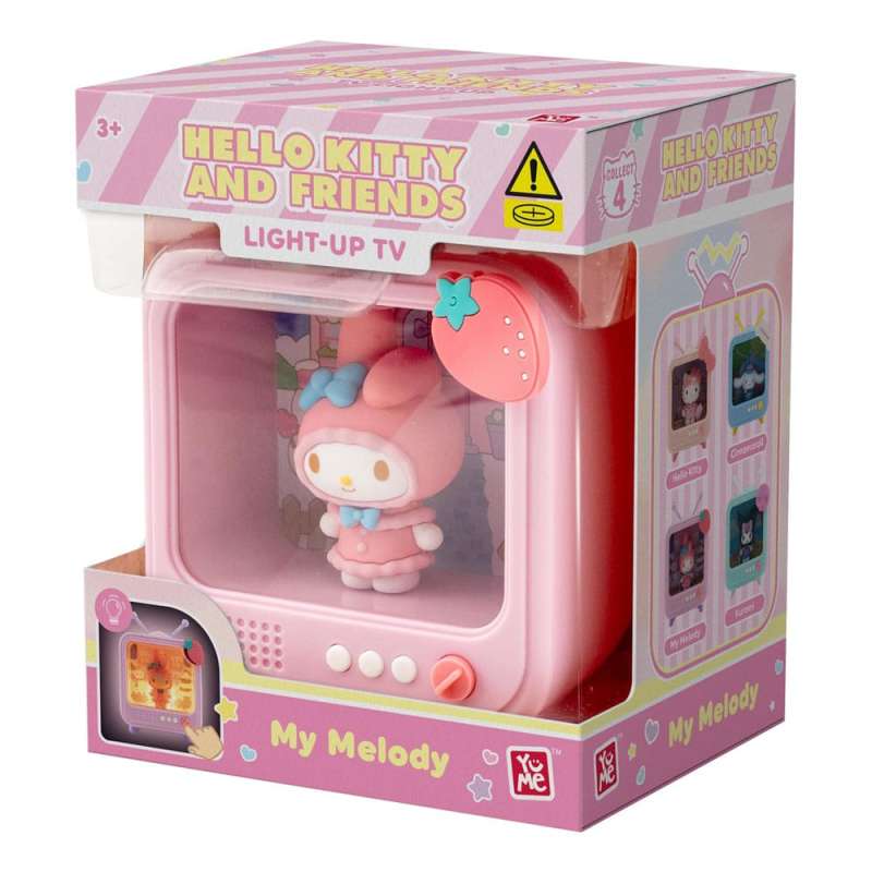 SPOTT-GR Sanrio Bedside Light TV Series - Μίνι Φιγούρες Hello Kitty and Friends Μεγέθους 8cm Display (Σετ 8 Τεμαχίων)