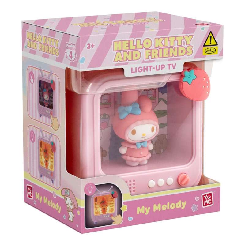 SPOTT-GR Sanrio Bedside Light TV Series - Μίνι Φιγούρες Hello Kitty and Friends Μεγέθους 8cm Display (Σετ 8 Τεμαχίων)
