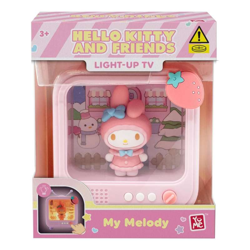 SPOTT-GR Sanrio Bedside Light TV Series - Μίνι Φιγούρες Hello Kitty and Friends Μεγέθους 8cm Display (Σετ 8 Τεμαχίων)