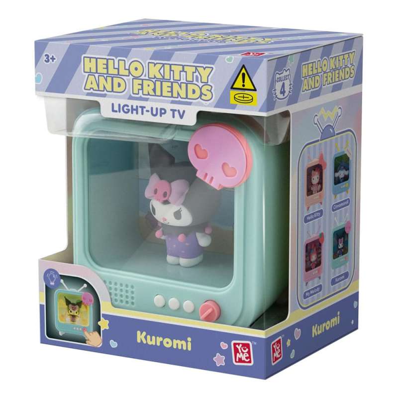 SPOTT-GR Sanrio Bedside Light TV Series - Μίνι Φιγούρες Hello Kitty and Friends Μεγέθους 8cm Display (Σετ 8 Τεμαχίων)