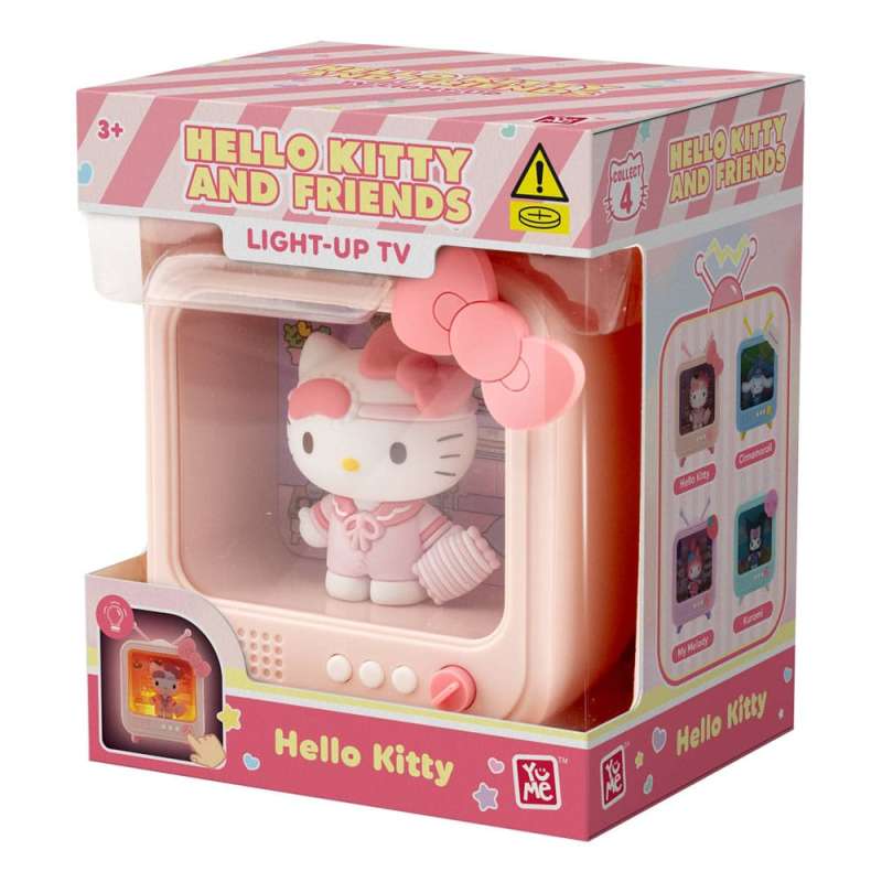 SPOTT-GR Sanrio Bedside Light TV Series - Μίνι Φιγούρες Hello Kitty and Friends Μεγέθους 8cm Display (Σετ 8 Τεμαχίων)