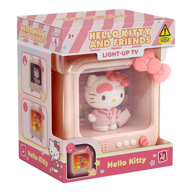 SPOTT-GR Sanrio Bedside Light TV Series - Μίνι Φιγούρες Hello Kitty and Friends Μεγέθους 8cm Display (Σετ 8 Τεμαχίων)
