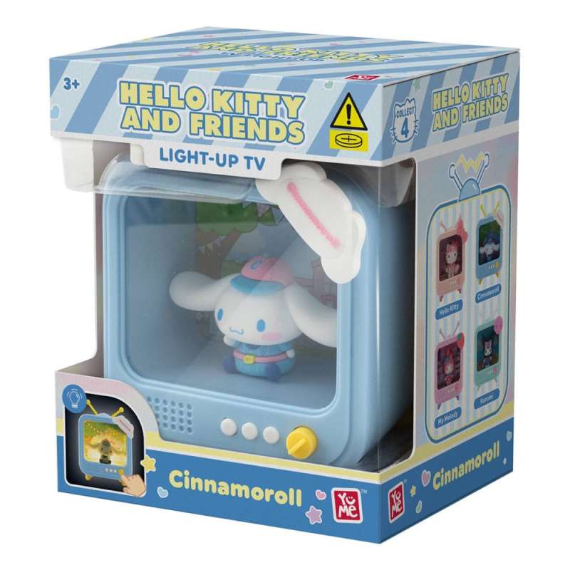 SPOTT-GR Sanrio Bedside Light TV Series - Μίνι Φιγούρες Hello Kitty and Friends Μεγέθους 8cm Display (Σετ 8 Τεμαχίων)
