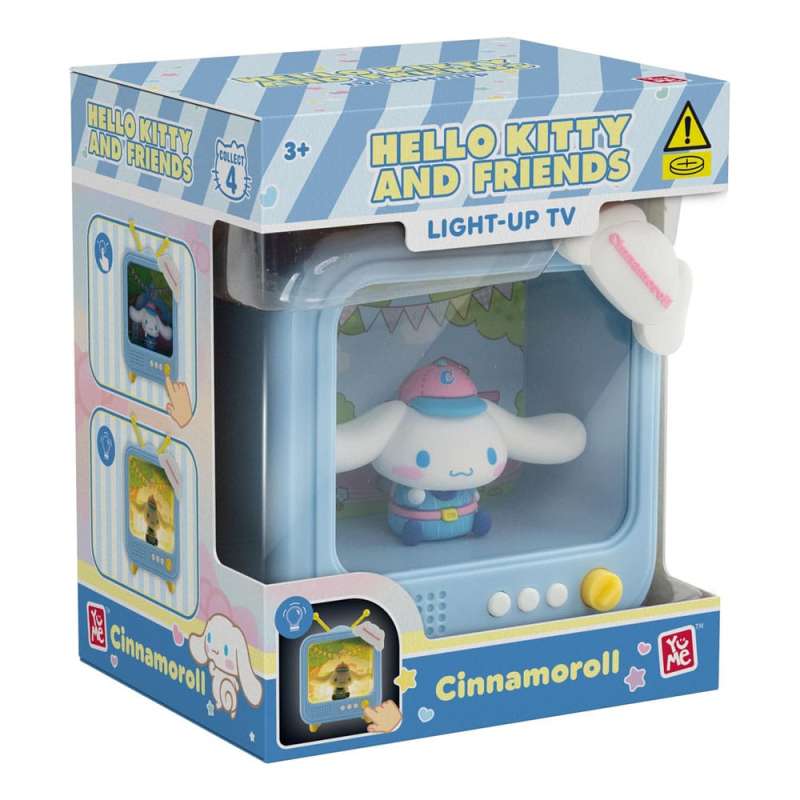 SPOTT-GR Sanrio Bedside Light TV Series - Μίνι Φιγούρες Hello Kitty and Friends Μεγέθους 8cm Display (Σετ 8 Τεμαχίων)