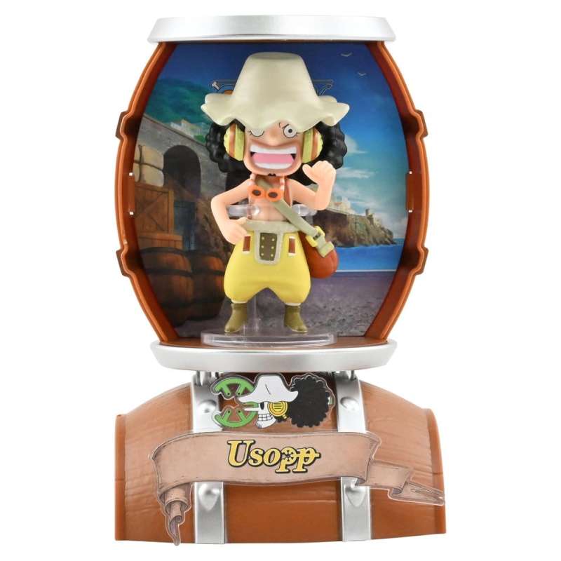 SPOTT-GR One Piece Barrel Capsule - Μίνι Φιγούρες με Ύψος 9cm Blind Box Display (Σετ 6 Τεμάχια)