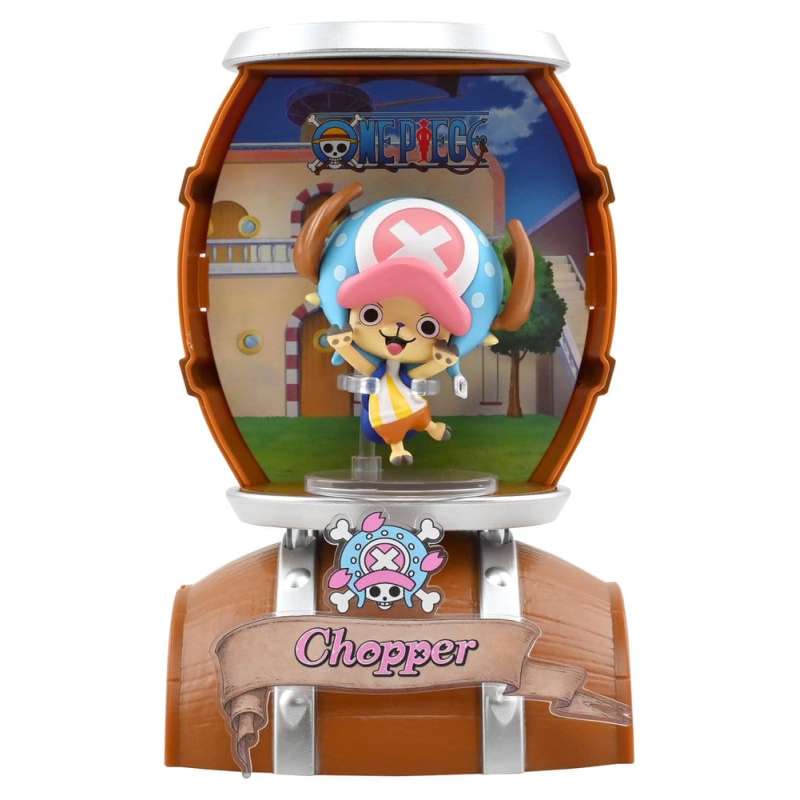 SPOTT-GR One Piece Barrel Capsule - Μίνι Φιγούρες με Ύψος 9cm Blind Box Display (Σετ 6 Τεμάχια)