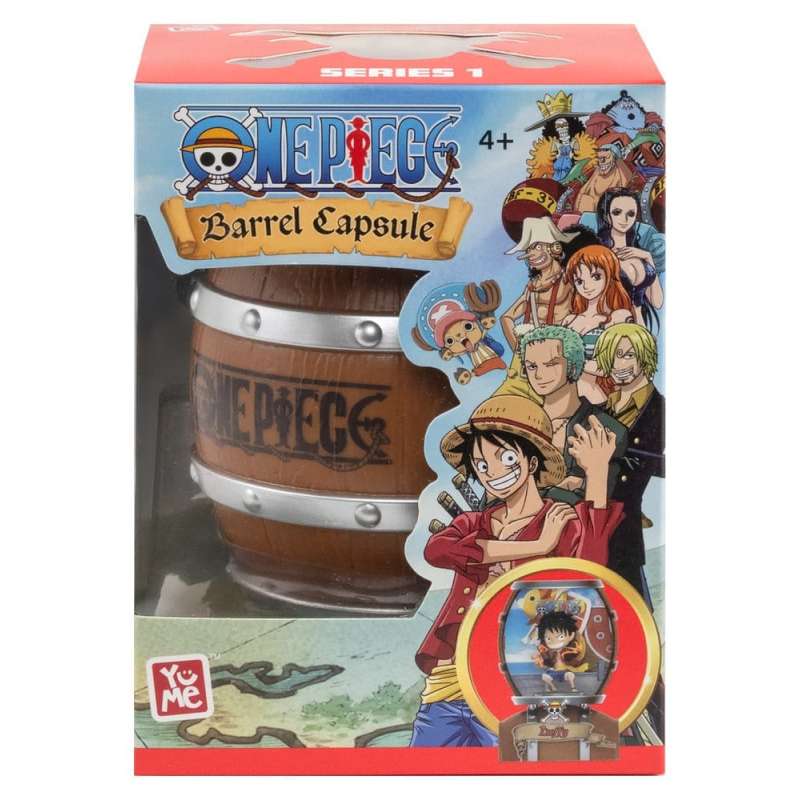 SPOTT-GR One Piece Barrel Capsule - Μίνι Φιγούρες με Ύψος 9cm Blind Box Display (Σετ 6 Τεμάχια)